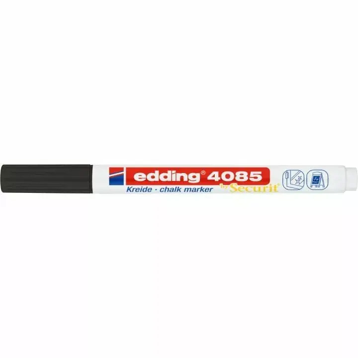 Мелковая ручка Edding 4085 Bullet Black Photo 2