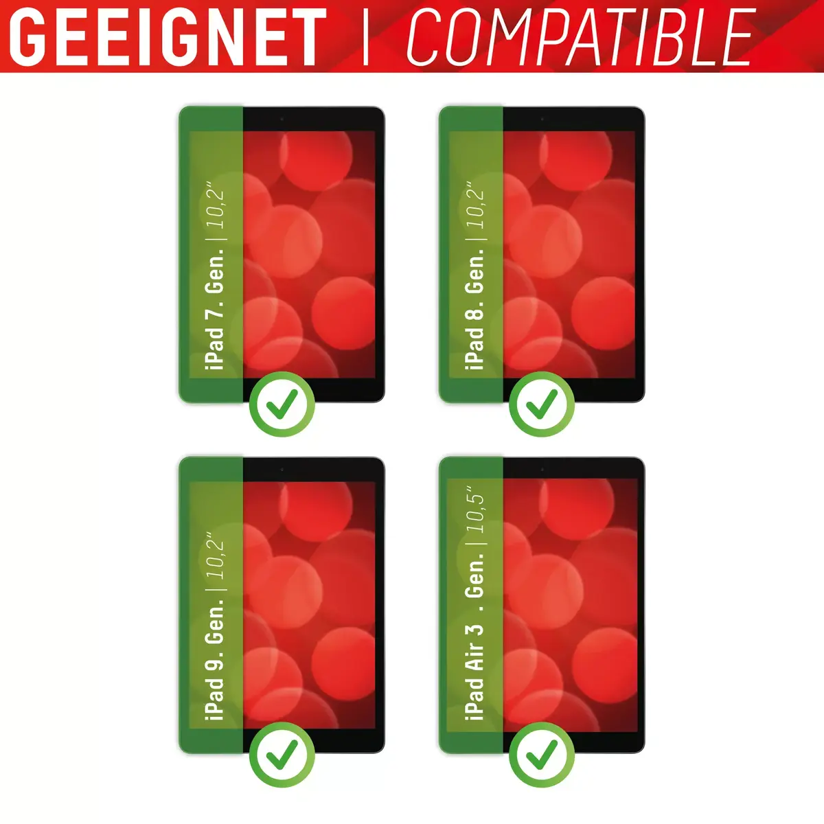 Ekrāna aizsargs Displex Tablet Glass Apple iPad 7/8/9 Gen/Air 3 Photo 6