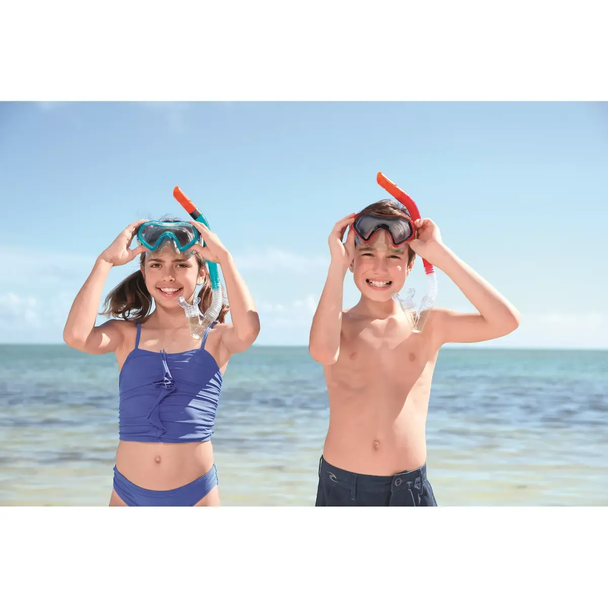 Полнолицевая маска Bestway Hydro Swim Sparkling Sea Set Photo 15