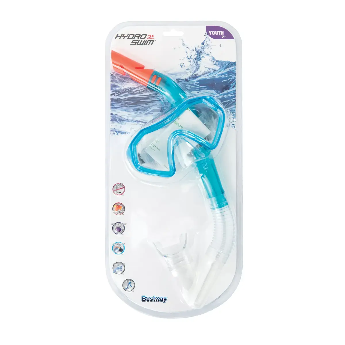 Полнолицевая маска Bestway Hydro Swim Sparkling Sea Set Photo 16