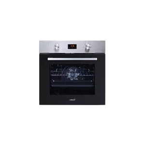 Встраиваемый электрический духовой шкаф CATA MD 6106 X — 60 л, чёрный и нержавеющая сталь, поворотное управление
