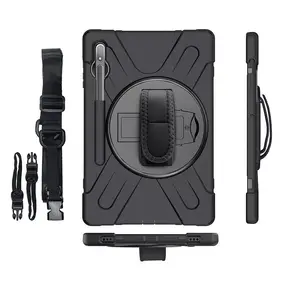 Чехол eSTUFF CHICAGO Full Body Defender для Samsung Galaxy Tab S8/S7 Черный