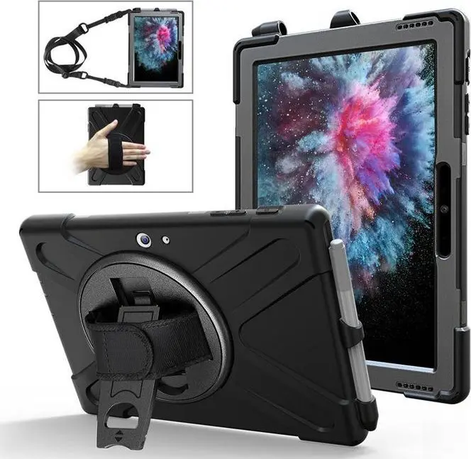 eSTUFF planšetdatora vāciņš Microsoft Surface Go Melns Photo 9