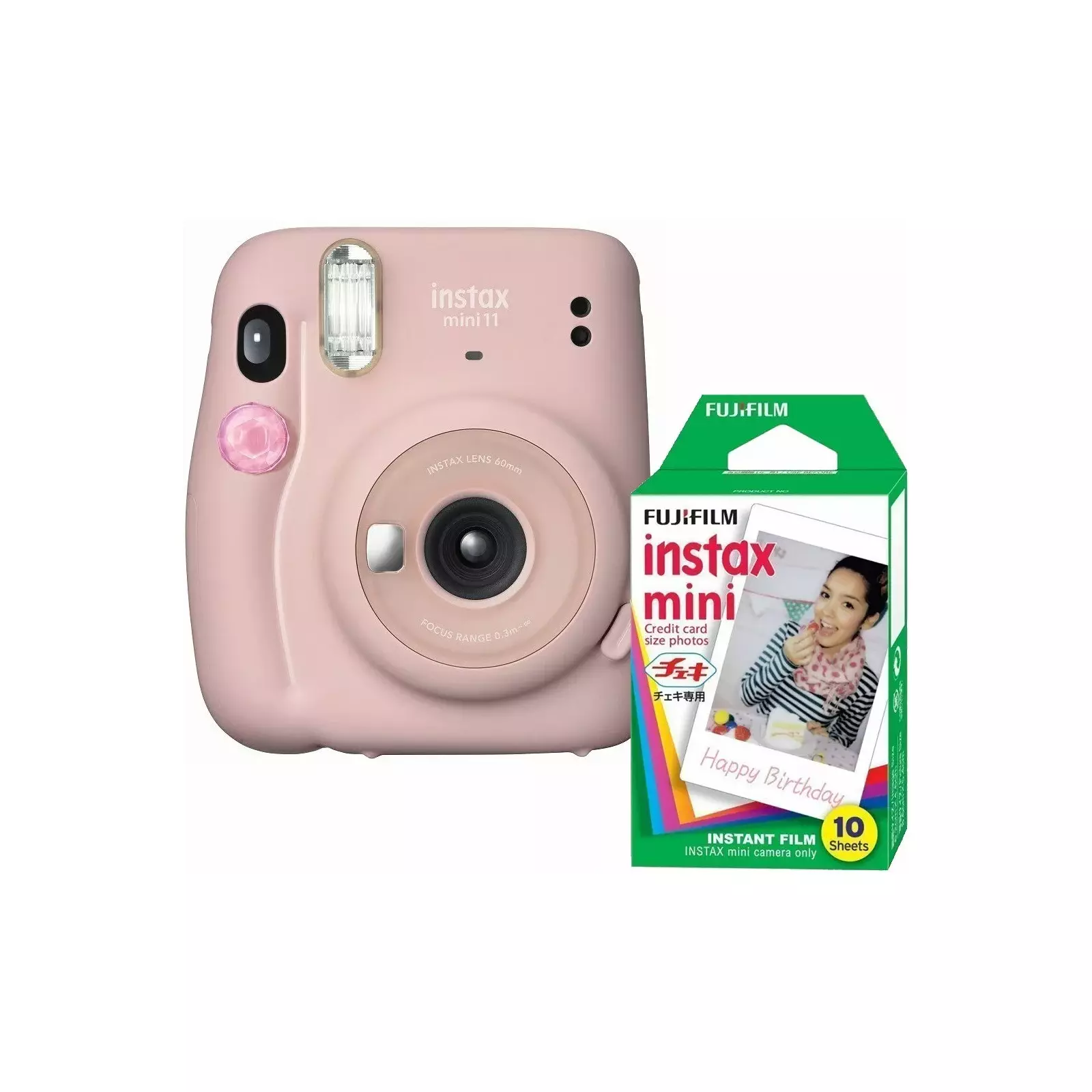 Fujifilm Instax Mini 11, blush | Instant print cameras | AiO.lv