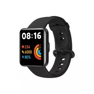 Xiaomi Redmi Watch 2 Lite 3,94 cm (1.55") TFT 41 mm Цифровой 320 x 360 пикселей Сенсорный экран Черный GPS (спутниковый)