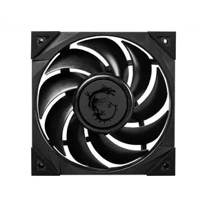 MSI MEG SILENT GALE P12 Premium Silent Fan '120mm, PWM, Balanced Static Pressure airflow, LCP Fan Blade, HDB Bearing, Anti-Vibration pads, 300mm cable'