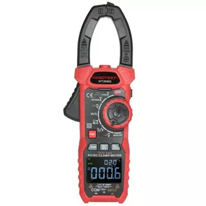 Токовые клещи Habotest HT208D — цифровое измерение переменного/постоянного тока до 600 A