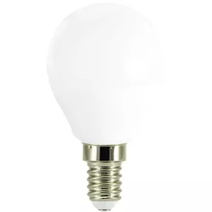 LED spuldze OMEGA E14 7W 2800K — skrūvējams E14 pamatne, silti balta 2800 K