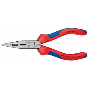 Плоскогубцы электрика Knipex 13 02 160 — 160 мм, с изолированными ручками