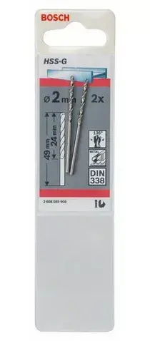 Сверло спиральное Bosch Metal drill bit HSS-G DIN 338 Photo 2