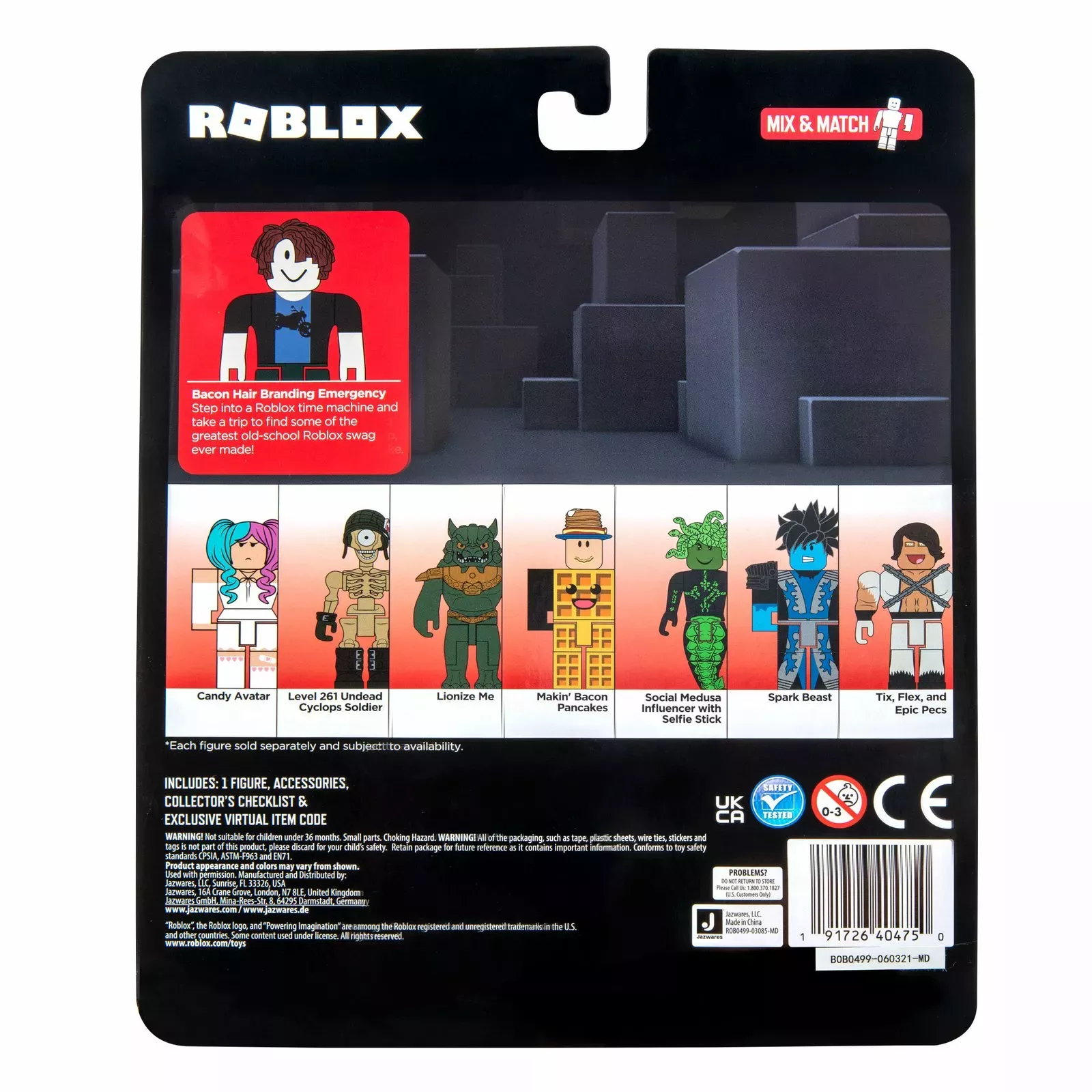 Roblox Series 12 MY SALON: MARQUISE Figure w/ FANCY BACON COMBOVER Code