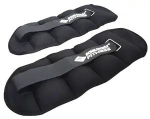 Утяжелители на запястья Schildkröt Fitness 960003, 2 кг комплект, чёрные, нейлон
