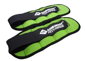 Wrist weights Schildkröt Fitness 960001 — 500 g, nylon, black/green