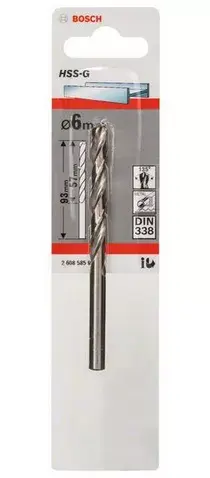 Сверло спиральное Bosch Metal drill bit HSS-G DIN 338 Photo 2