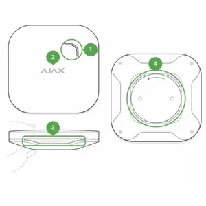 Беспроводной дымовой и тепловой извещатель Ajax FireProtect белый – Ajax FireProtect W – автономный датчик дыма и температуры
