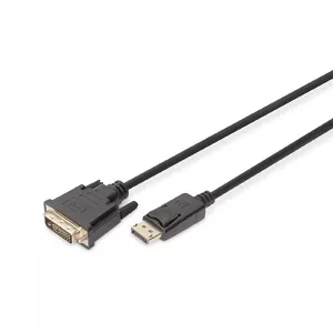 Digitus DB-340301-030-S видео кабель адаптер 3 m DisplayPort DVI-D Черный