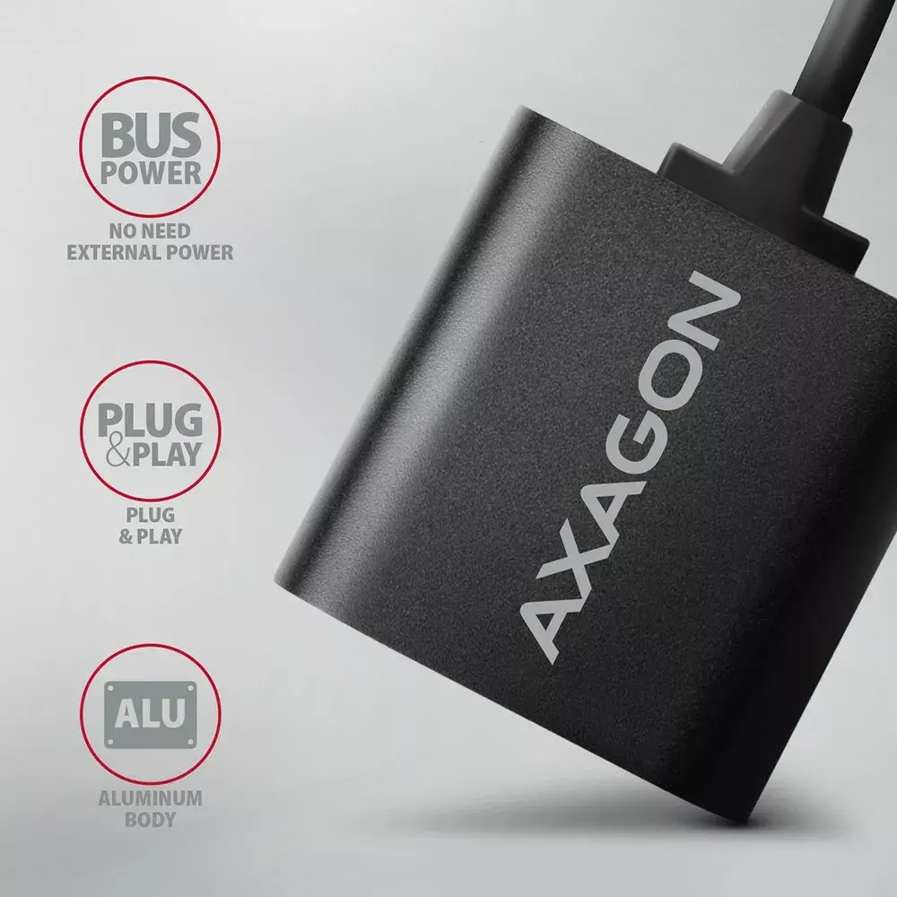 AXAGON ADA-12 внешний USB аудио адаптер Photo 9
