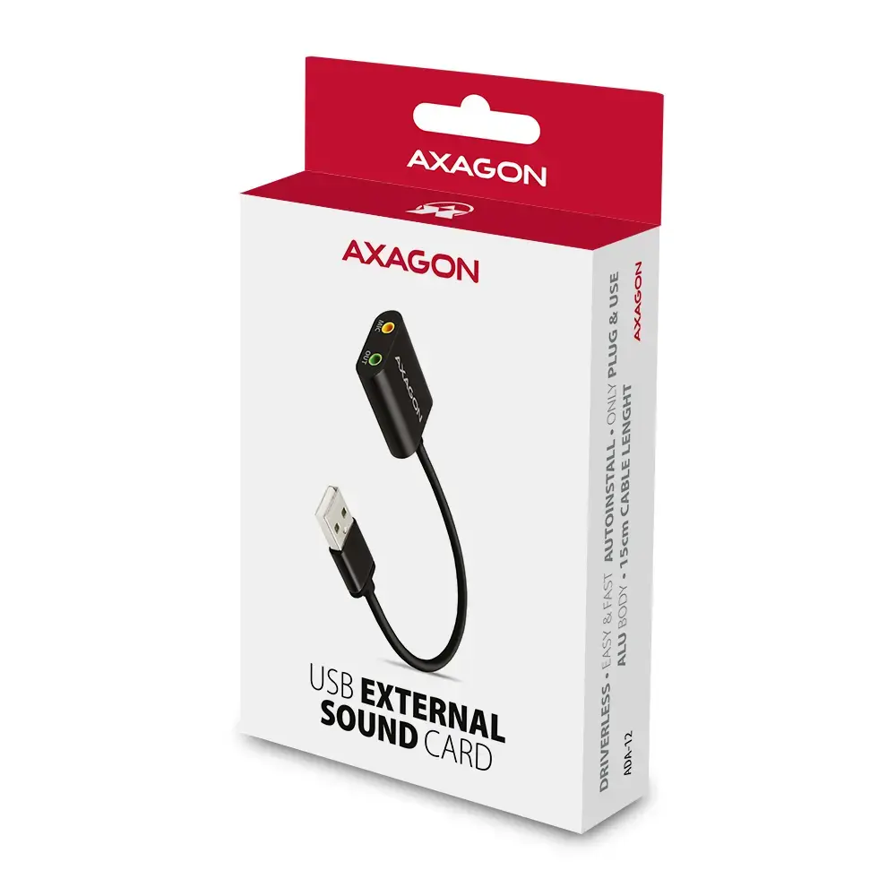 AXAGON ADA-12 External USB Sound Card Photo 6