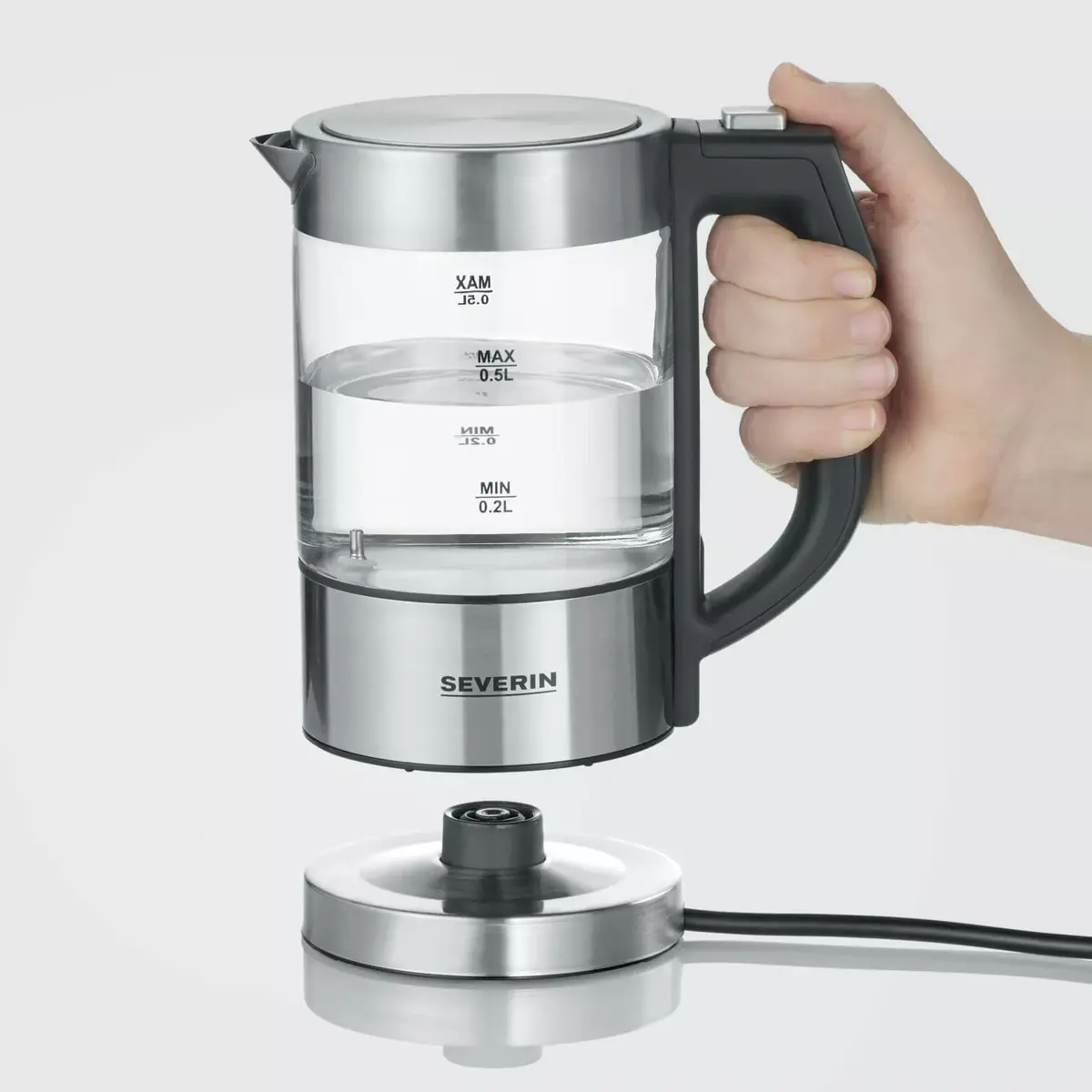 Electric kettle SEVERIN WK3458 — 0.5 L, 1100 W Photo 3