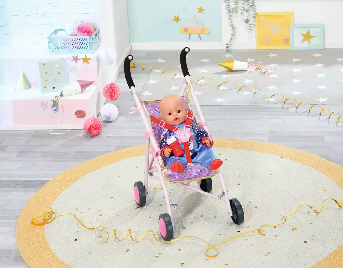 Leļļu rati BABY born Happy Birthday Deluxe Buggy Photo 12