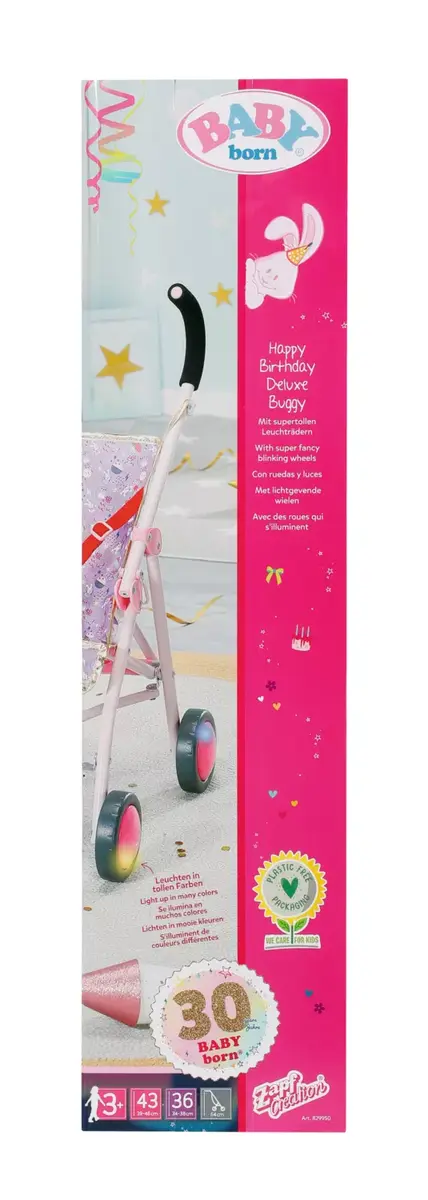 Leļļu rati BABY born Happy Birthday Deluxe Buggy Photo 17