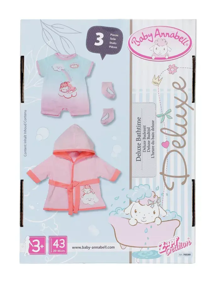 Leļļu vannas komplekts Baby Annabell Deluxe Bath Time Photo 7