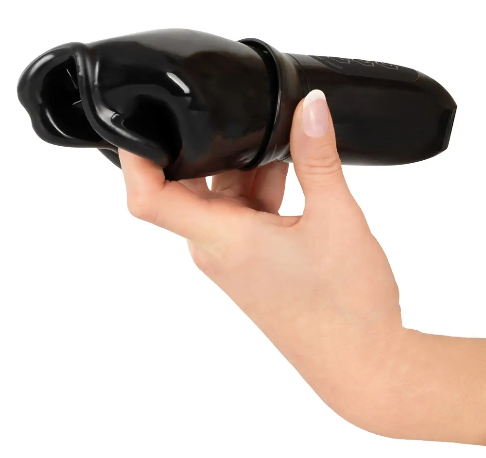 Masturbator Stroker Rotating Silicone Black Photo 5