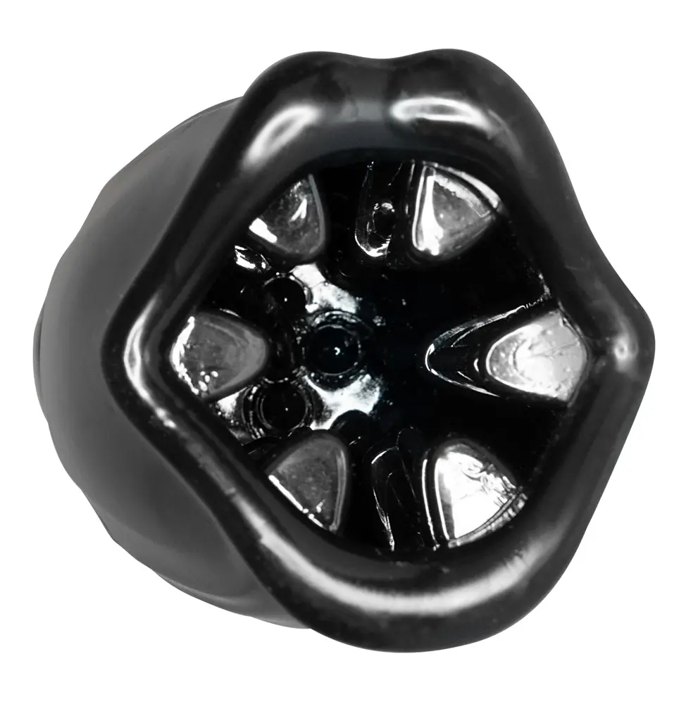 Masturbator Stroker Rotating Silicone Black Photo 6