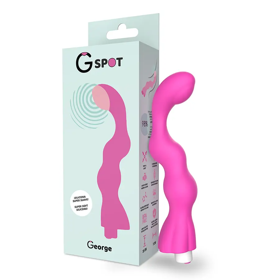 Vibrators G-SPOT George Silikons Rozā, D-221264