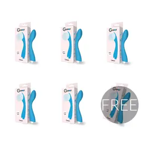 Вибратор G-SPOT Gylbert Blue — персональный массажер, перезаряжаемый, компактный