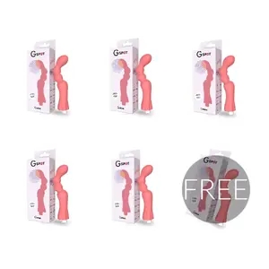 G-SPOT Vibrator Gohan Light Red – personal vibrator, compact design, single motor, rechargeable