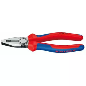 Kombinētie knaibles Knipex 03 02 180 — 180 mm garums, izolētas rokturi