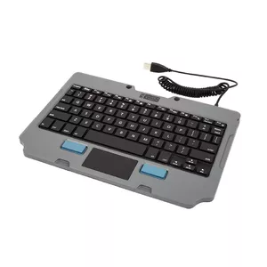 Keyboard Gamber-Johnson 7160-1449-00 Black Grey USB QWERTY US English