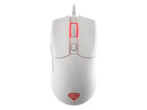 GENESIS Krypton 750 Labās rokas spēļu pele balta USB Type-A optiskā 2000 DPI 6 pogas