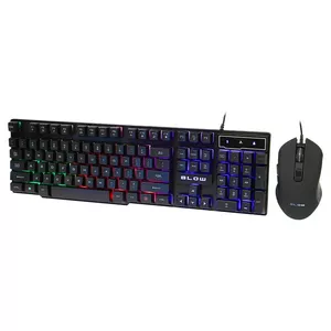 Keyboard and Gaming Mouse Bundle BLOW 84-217# — wired set for PC gaming