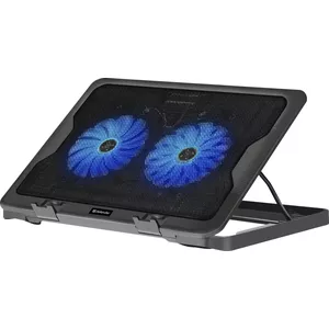 Notebook cooling pad DEFENDER NS-503 for 43.2 cm (17") laptops, 2 fans, USB powered, black