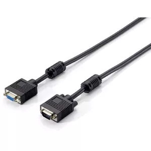 Equip 118801 VGA kabelis 3 m VGA (D-Sub) Melns