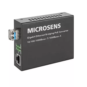 Microsense MS400089 tilts un retranslators Tīkla tilts 1000 Mbit/s Melns