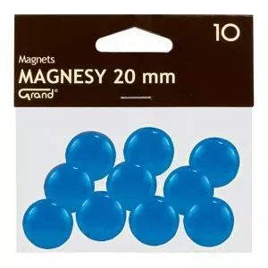 Magnēti 20 mm,  zila krāsa