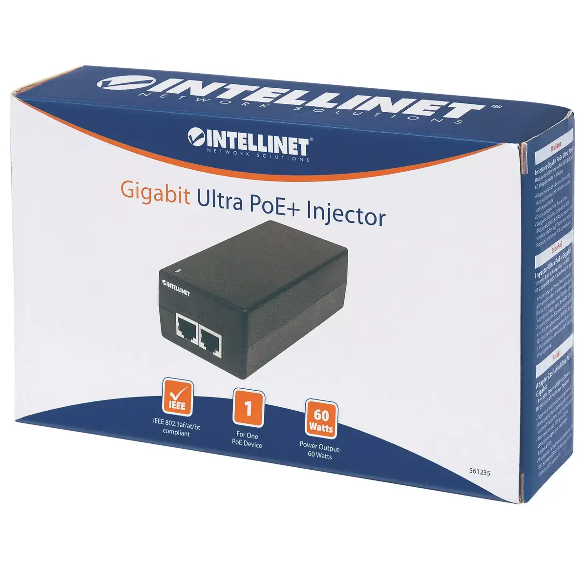 PoE Injector Intellinet Gigabit Ultra 60W Photo 8