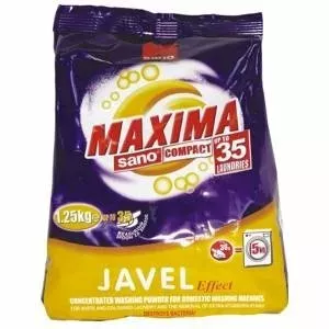 SANO Maxima Javel 1.25кг концентрированный стиральный порошок