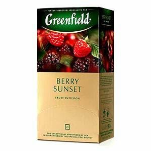 GREENFIELD Berry Sunset zāļu tēja 25x2g.