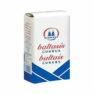 Cukurs baltais 1kg,  DIAMANT