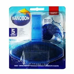 SANO Sanobon Blue 55г чистящий блок для унитаза