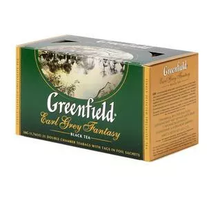 GREENFIELD Earl Grey Fantasy melnā tēja 25x2g