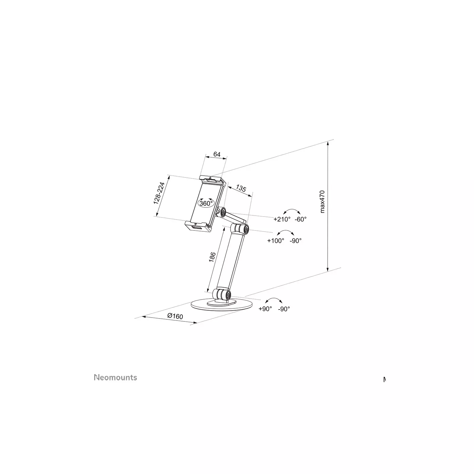 Neomounts by Newstar TABLET-D300 - Stand - Prompt SIA