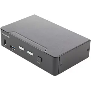 KVM switch StarTech SV231HU34K6 — 2-port HDMI 2.0, single 4K 60Hz monitor, 2×USB 3.0 hub, 4×USB 2.0 HID, audio, hotkey switching