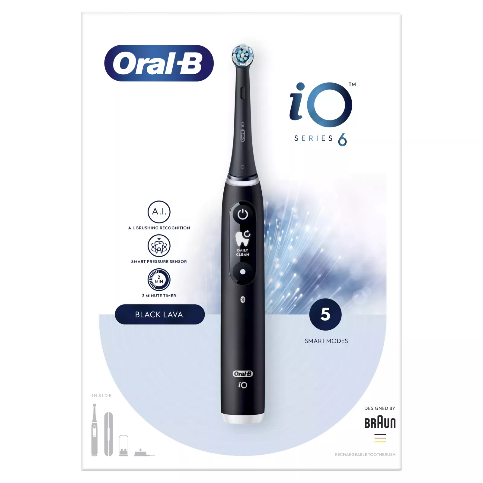 Electric toothbrush BRAUN Oral-B iO6 Series | AiO.lv