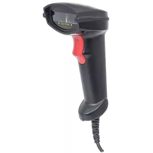 Handheld Barcode Scanner MANHATTAN 177429 — Laser 1D/2D, USB, 300 mm scan depth, IP42, 1.5 m cable