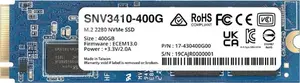 SSD disk Synology 400 GB M.2 PCI Express 3.0 NVMe SNV3410